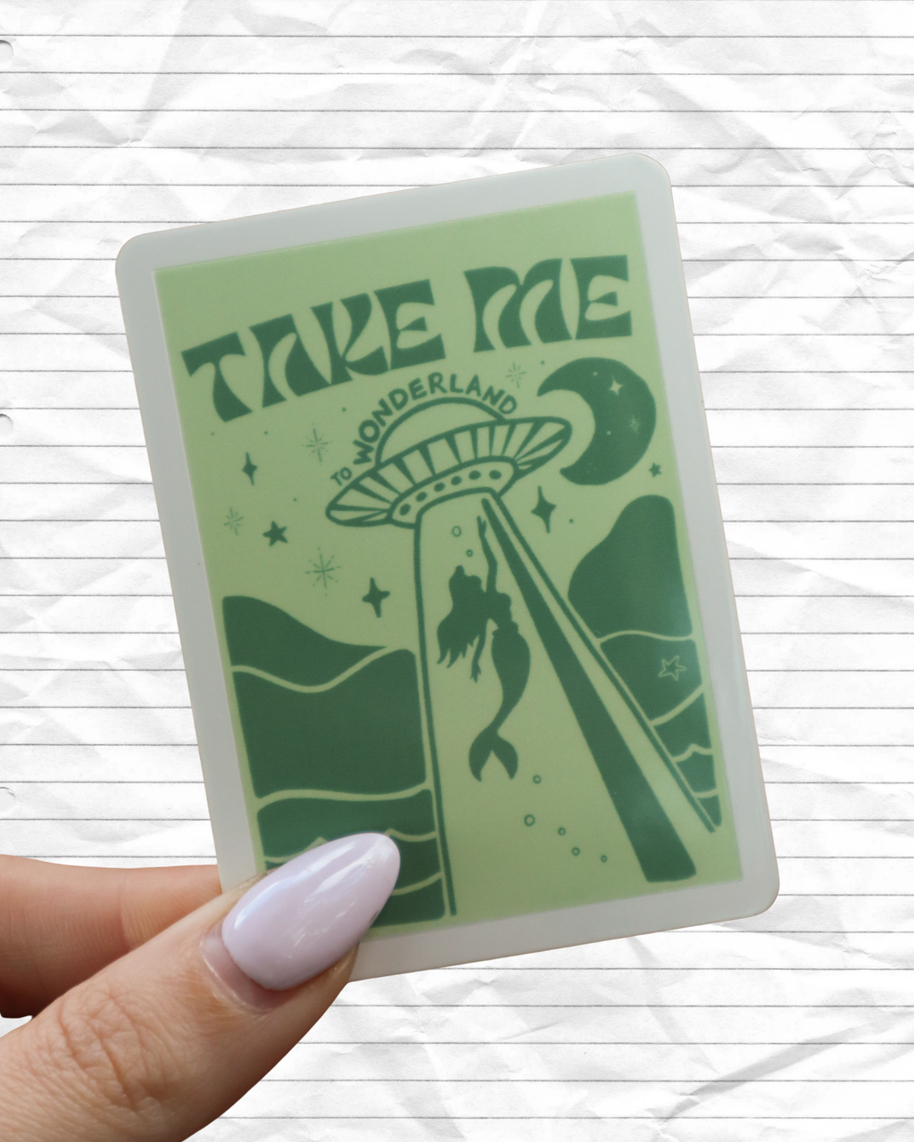 Take Me To Wonderland Sticker
