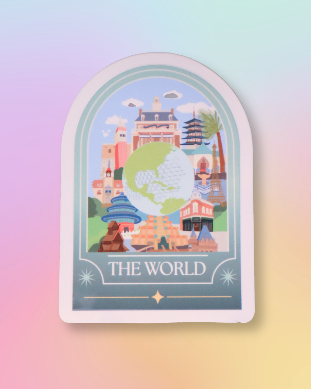 The World 'Epcot World Showcase' Sticker