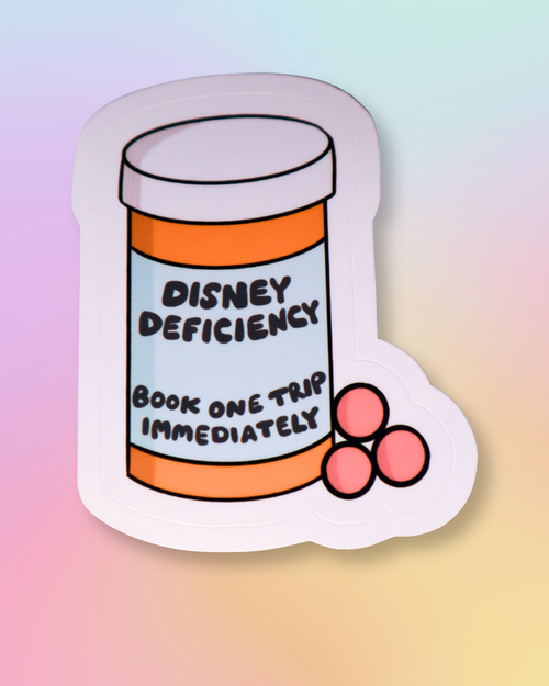 Disney Deficiency Supplements Sticker