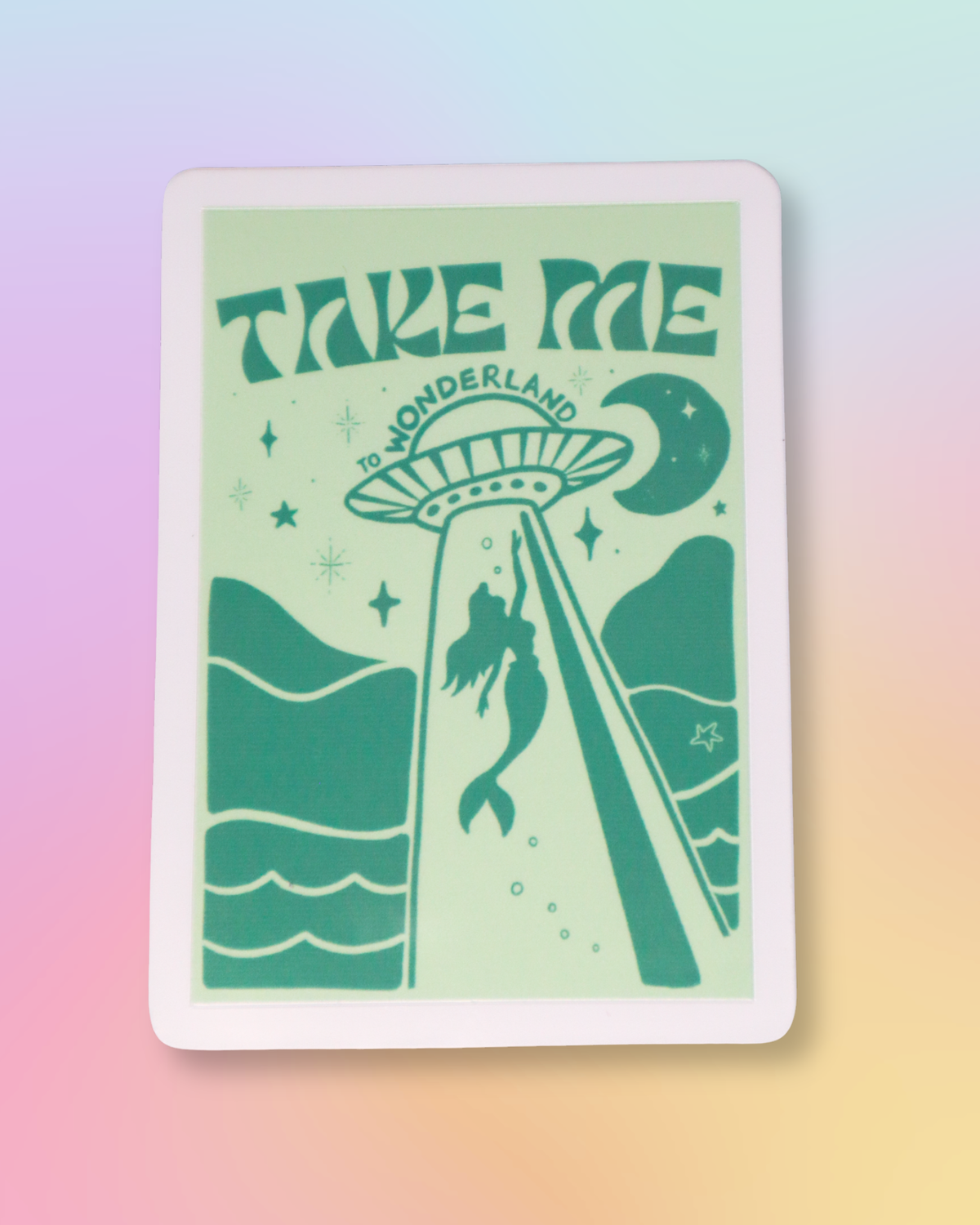 Take Me To Wonderland Sticker