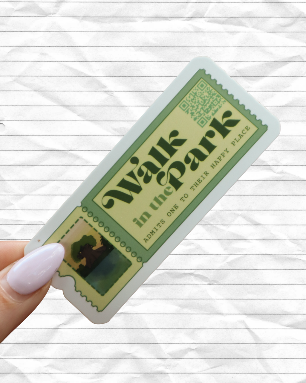 Walk in The Park - Animal Kingdom Ticket Sticker
