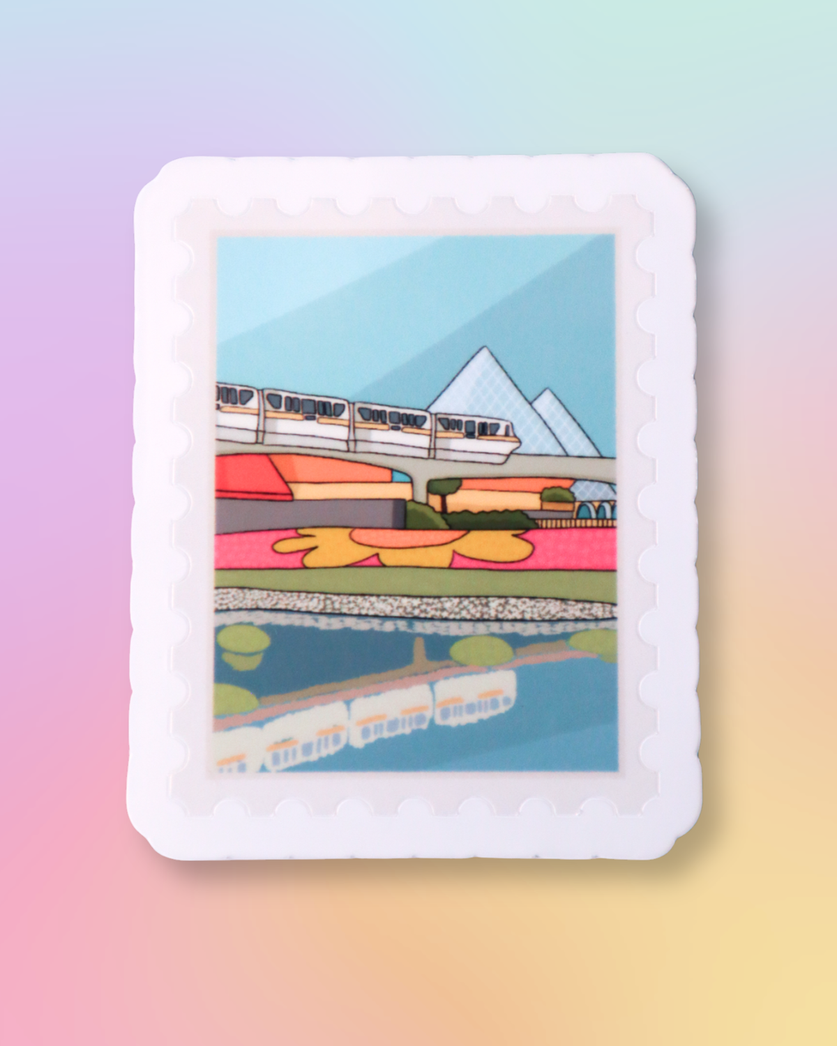 Journey in to Imagination 'Travel Stamp' Sticker