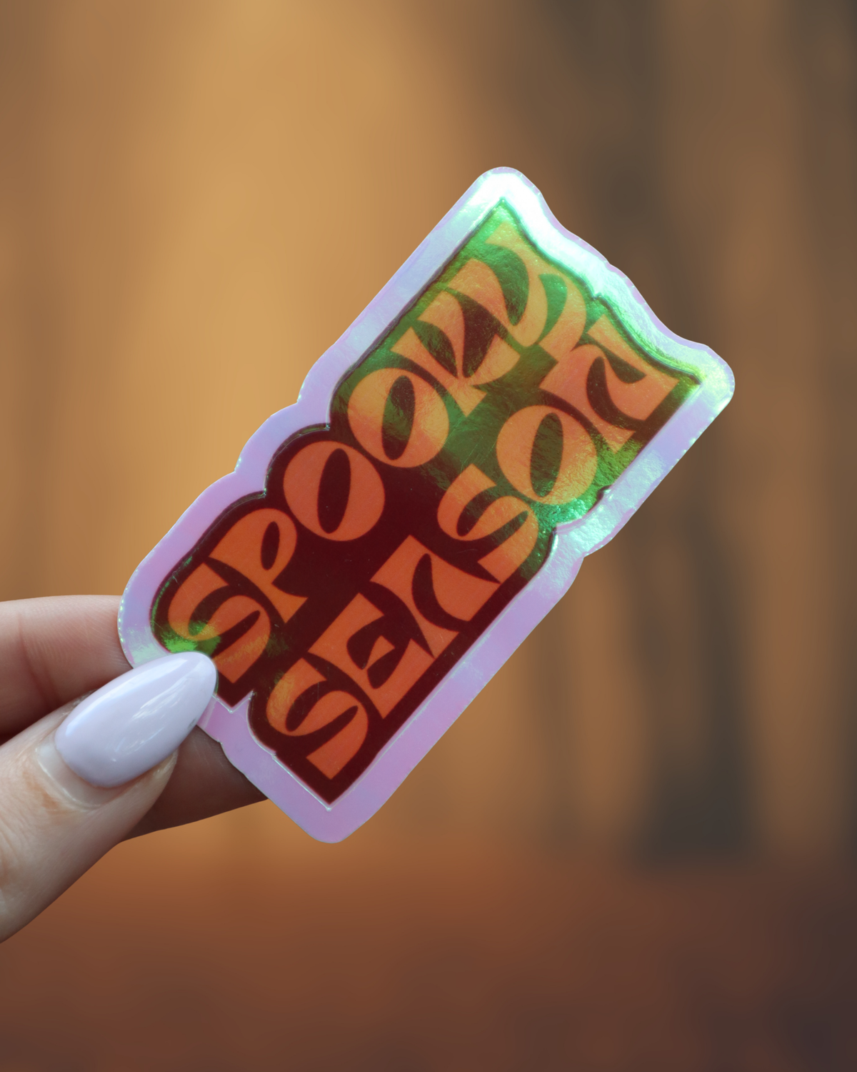 Spooky Season - Holographic Sticker