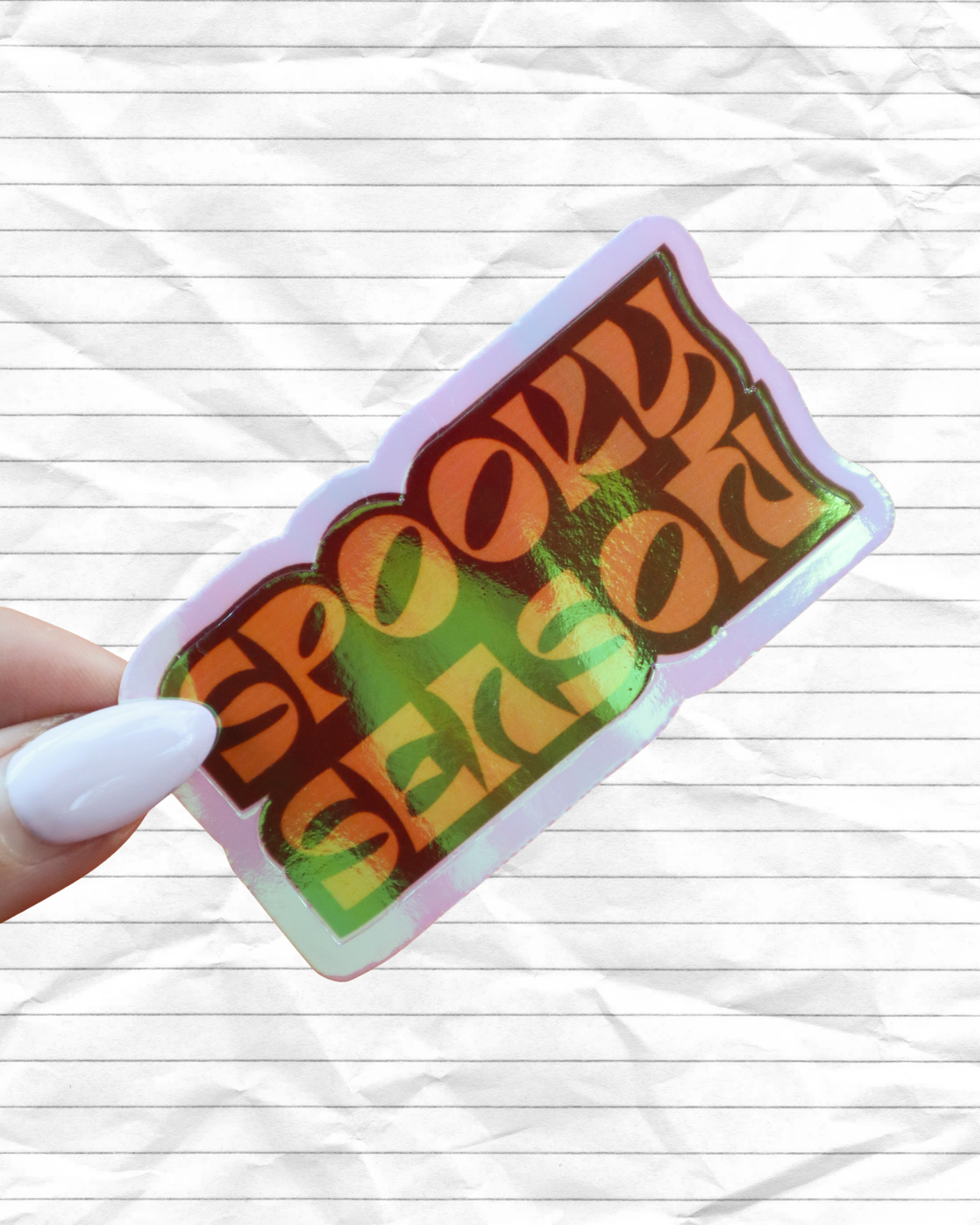Spooky Season - Holographic Sticker
