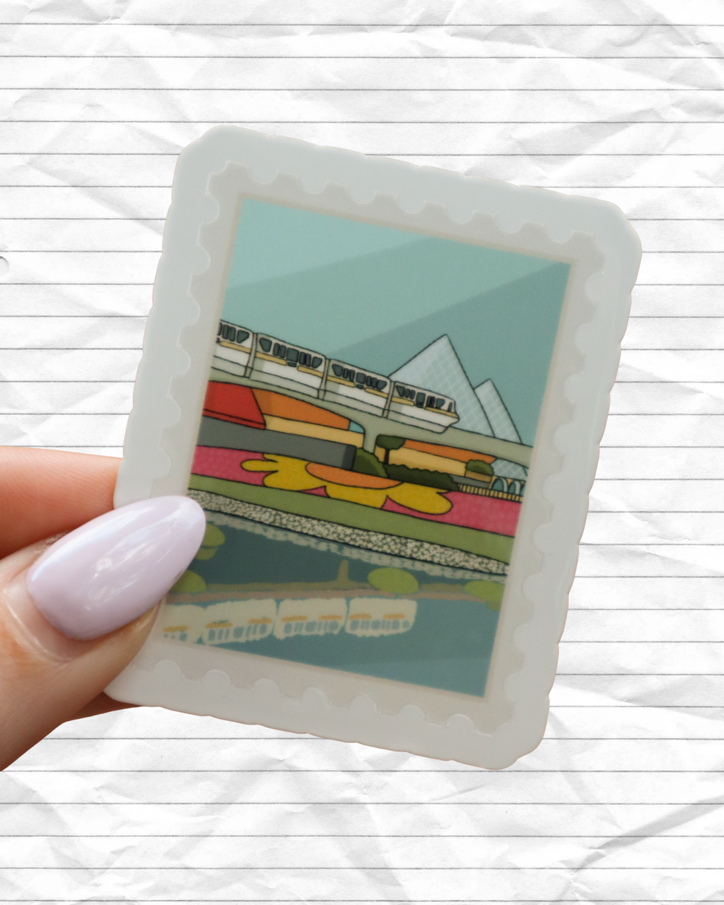 Journey in to Imagination 'Travel Stamp' Sticker