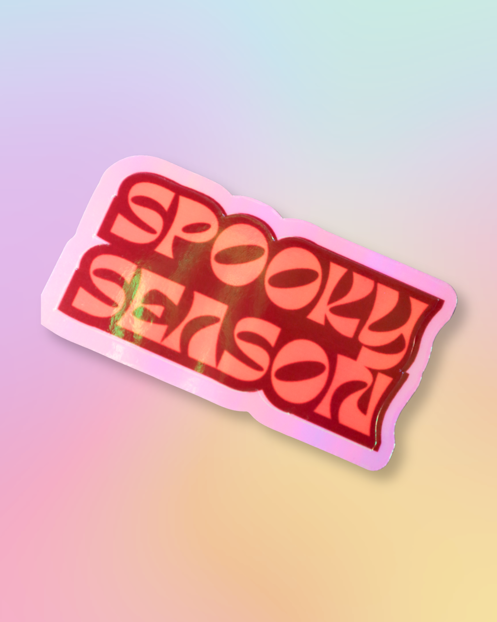 Spooky Season - Holographic Sticker
