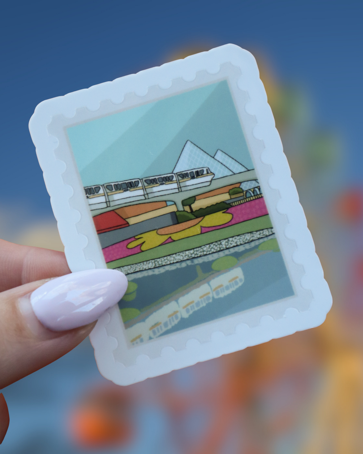 Journey in to Imagination 'Travel Stamp' Sticker