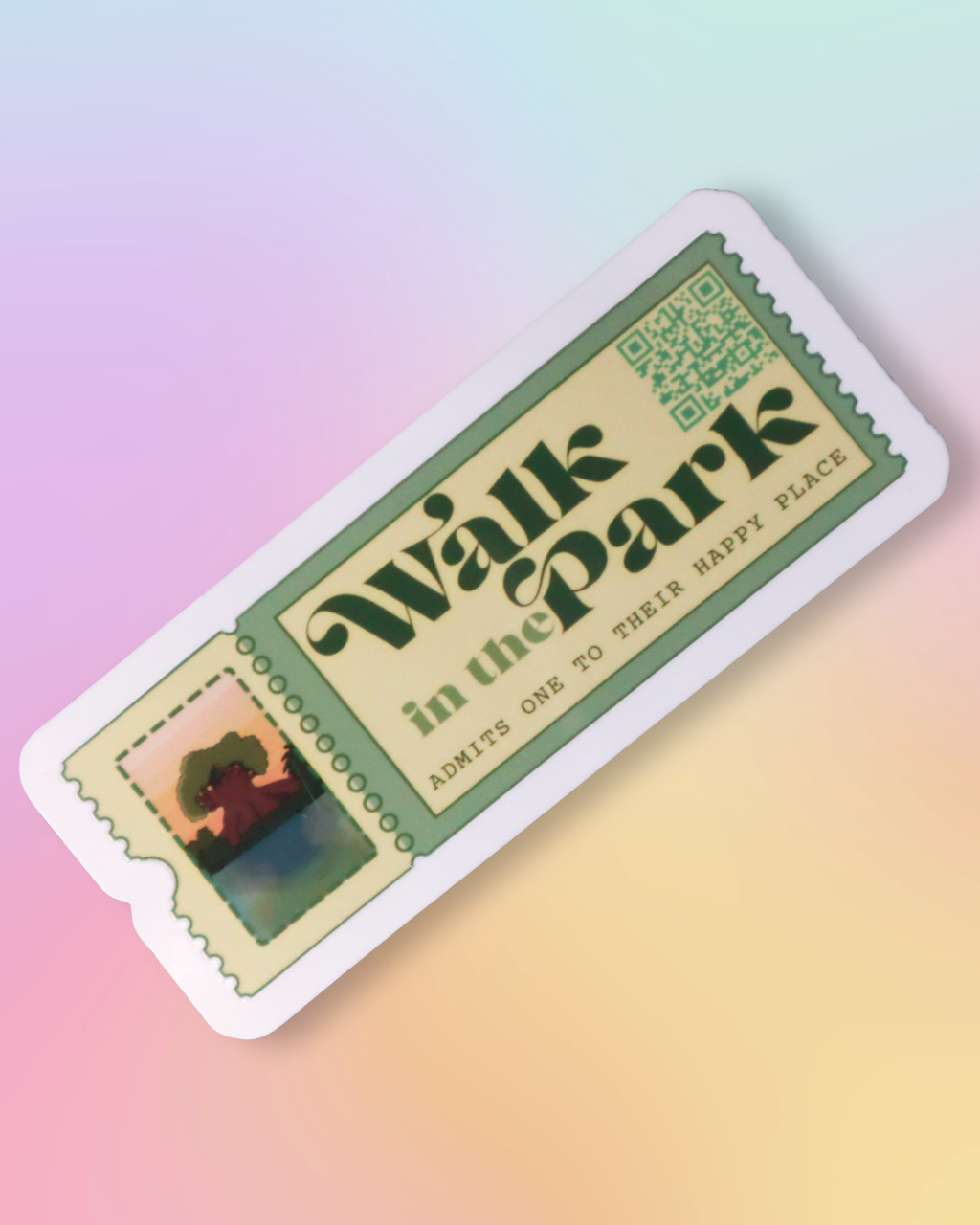 Walk in The Park - Animal Kingdom Ticket Sticker