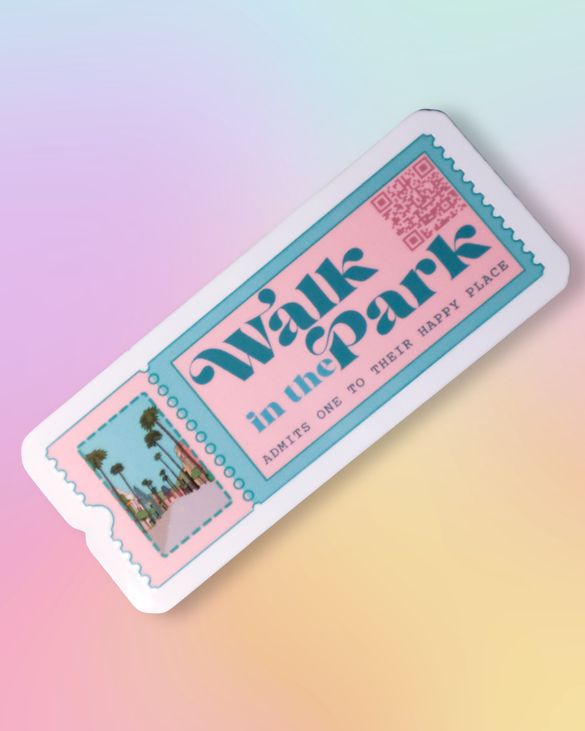 Walk in The Park - Hollywood Studios Ticket Sticker