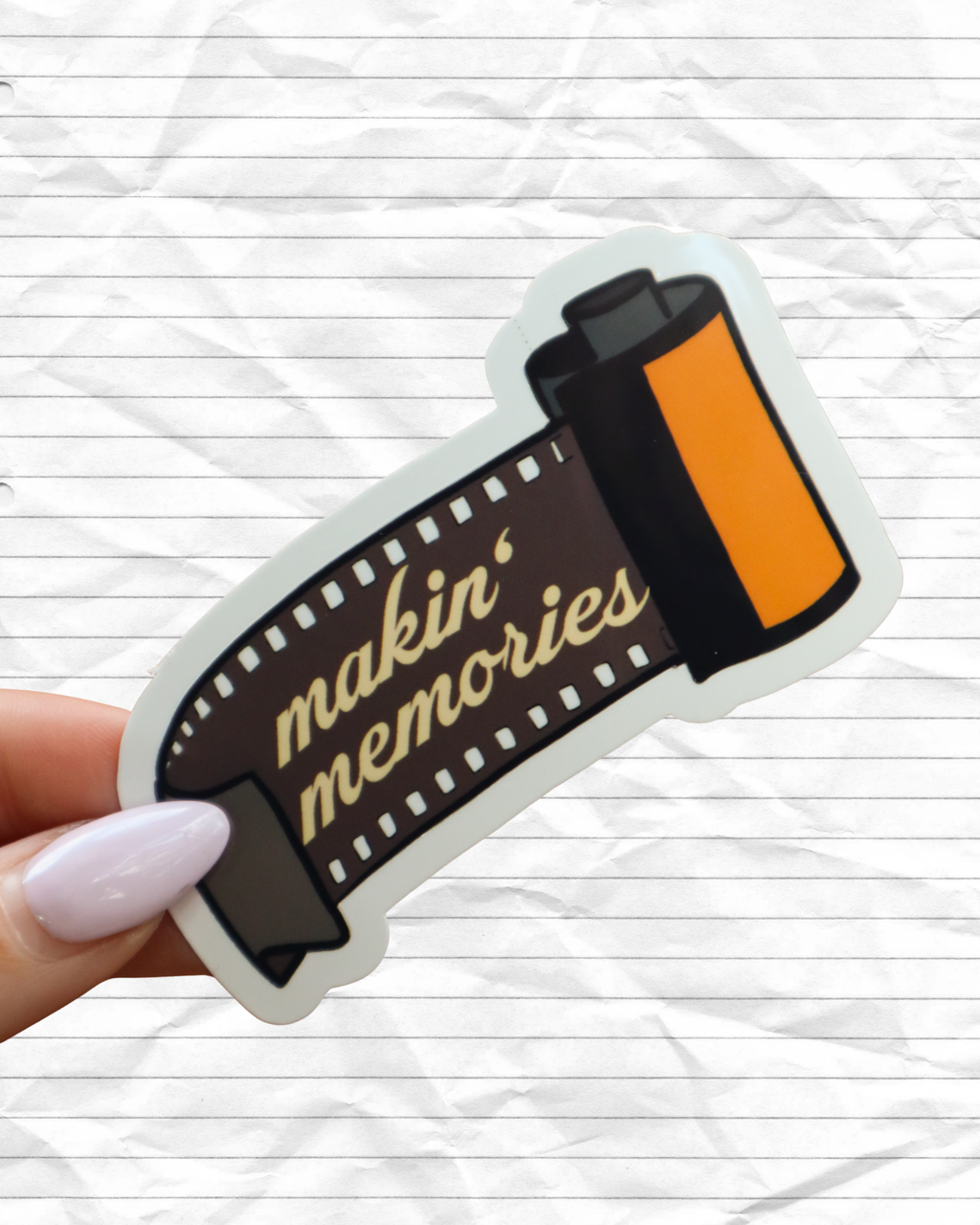 Makin' Memories - Camera Film Sticker