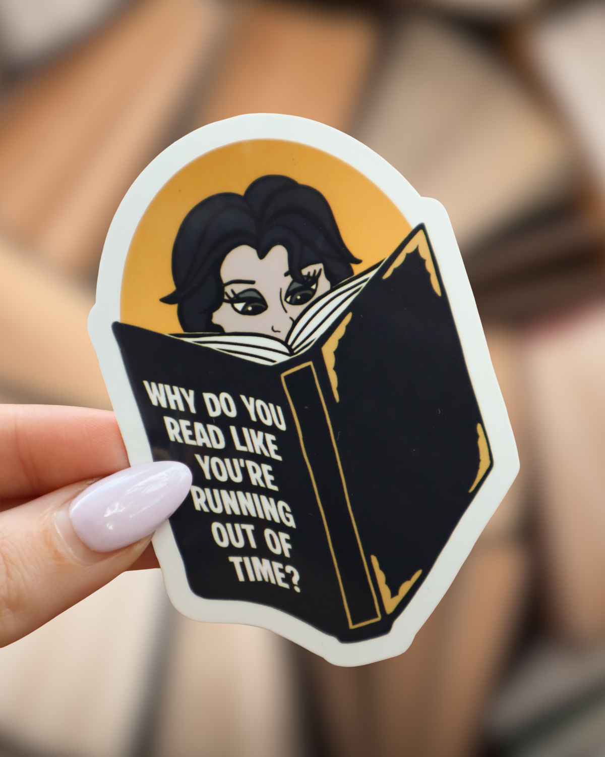 'Hamilton' Book Themed Sticker