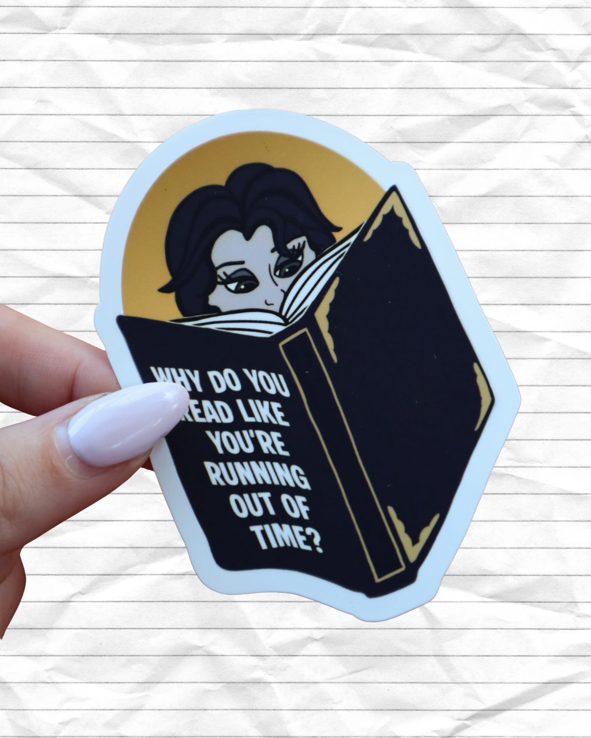 'Hamilton' Book Themed Sticker