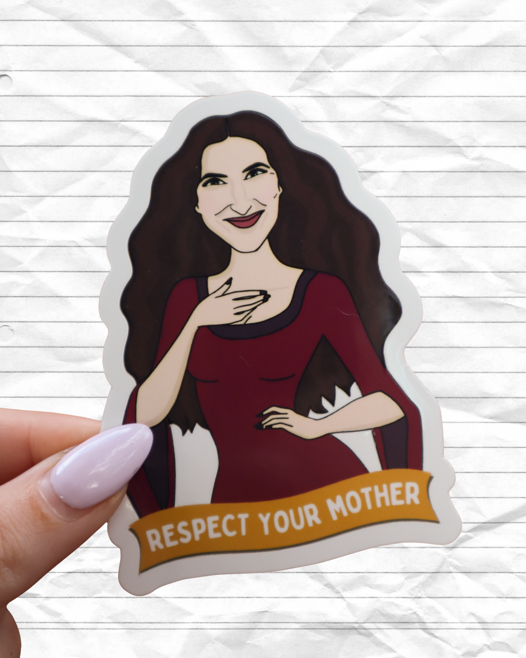 Respect Your Mother - 'Rapunzel' Sticker
