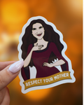 Respect Your Mother - 'Rapunzel' Sticker
