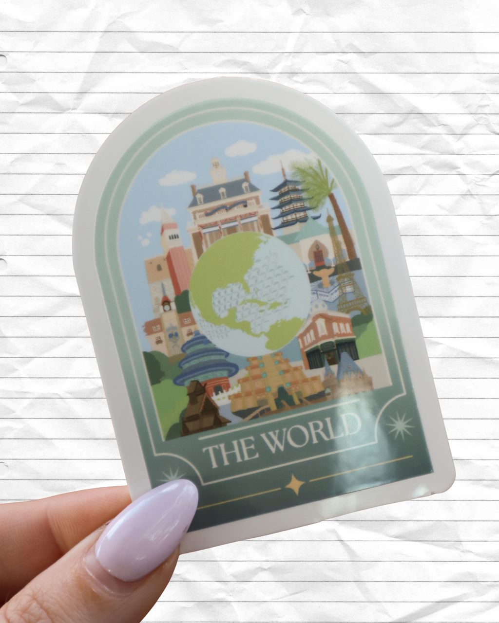 The World 'Epcot World Showcase' Sticker