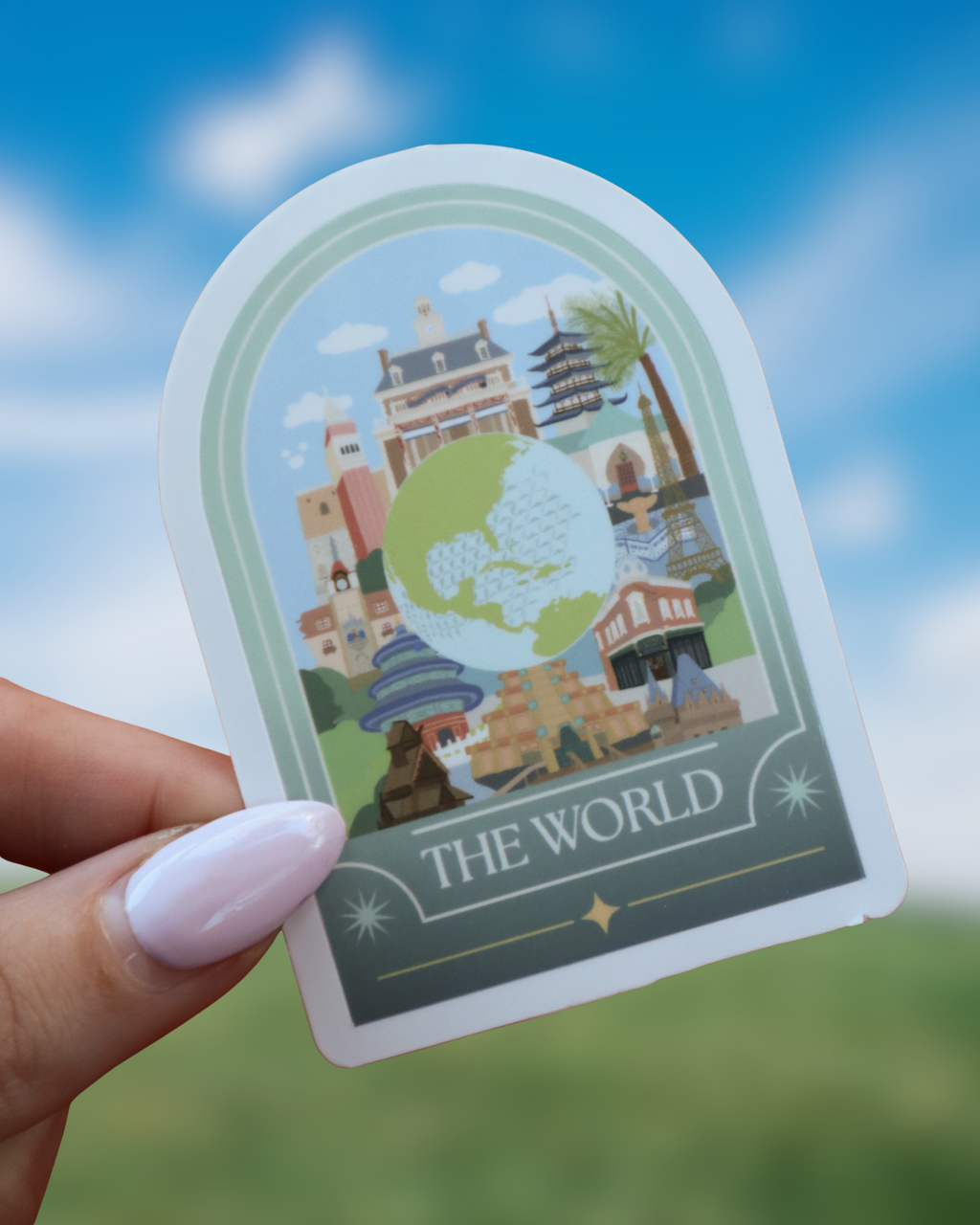 The World 'Epcot World Showcase' Sticker