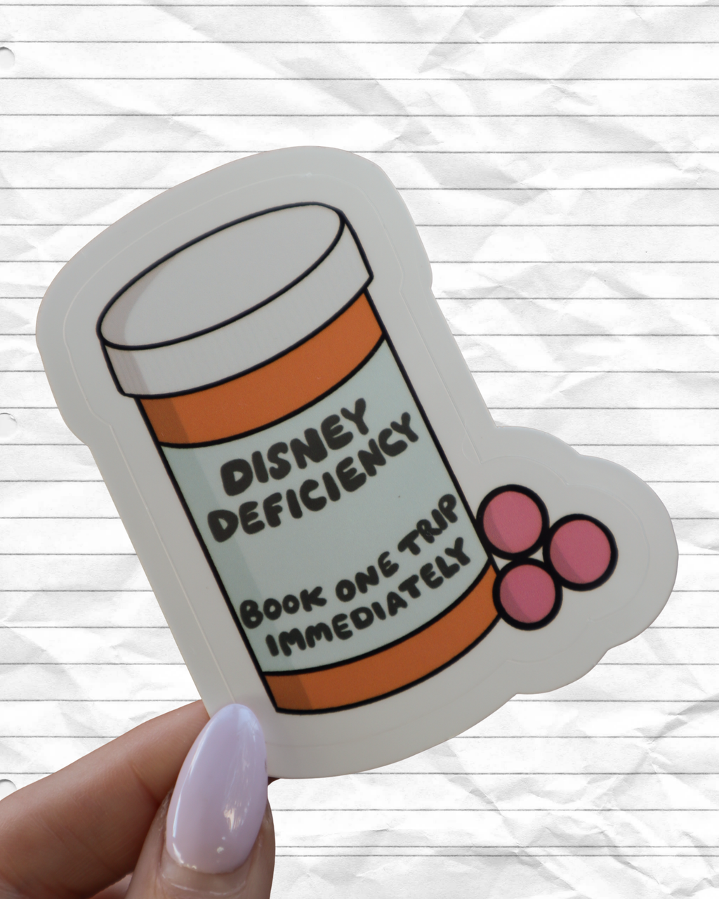 Disney Deficiency Supplements Sticker