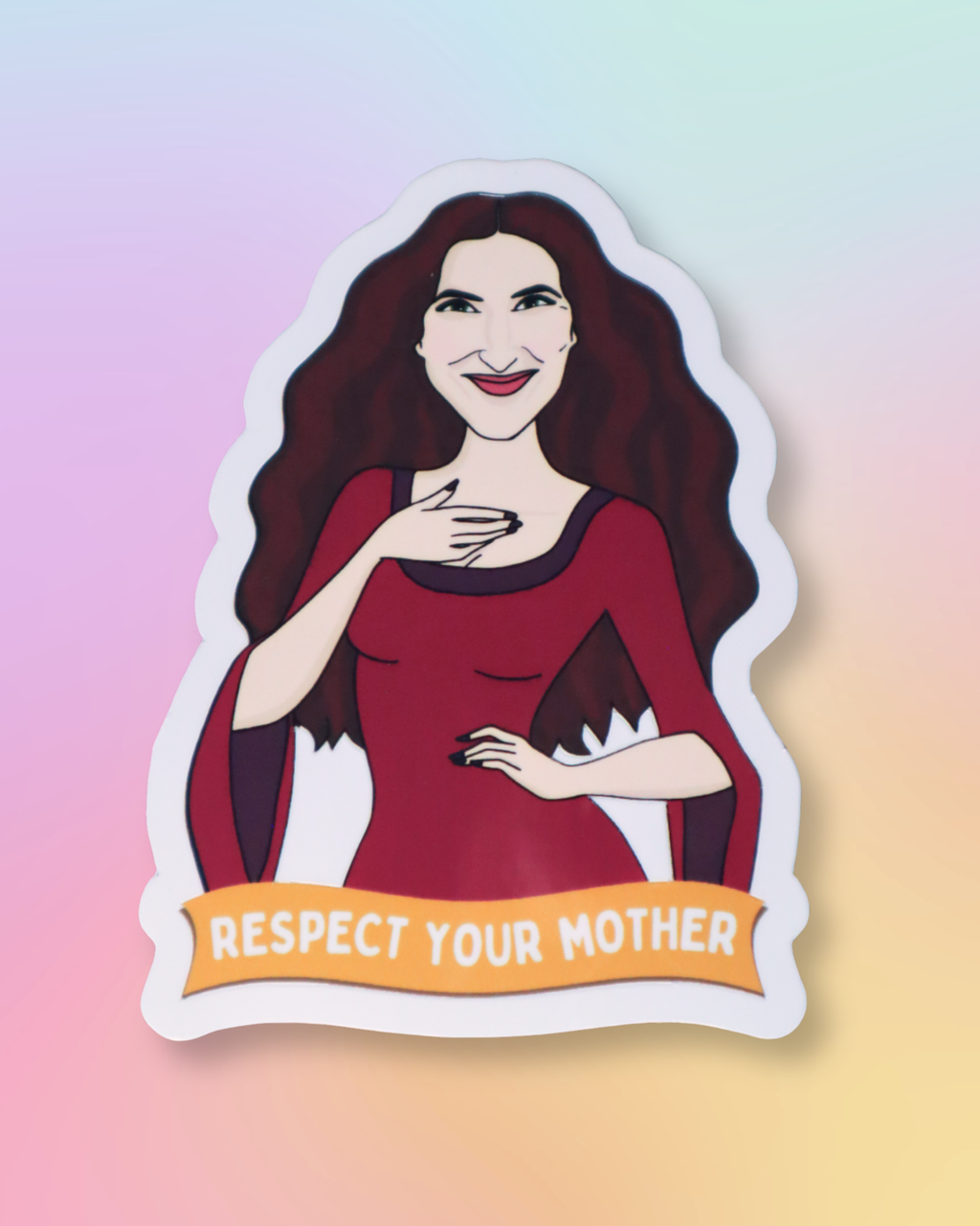 Respect Your Mother - 'Rapunzel' Sticker