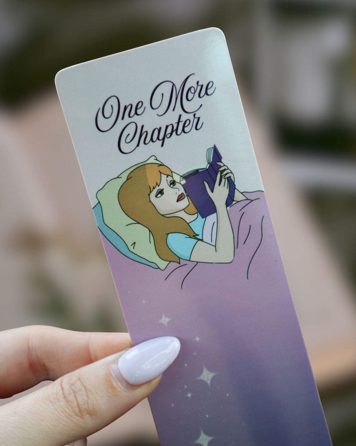One More Chapter Laminated Bookmark