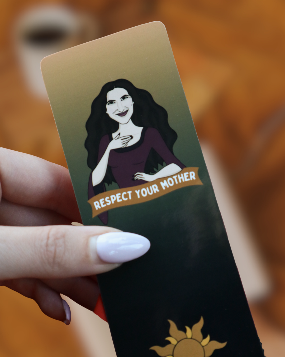 Respect Your Mother Laminated Bookmark