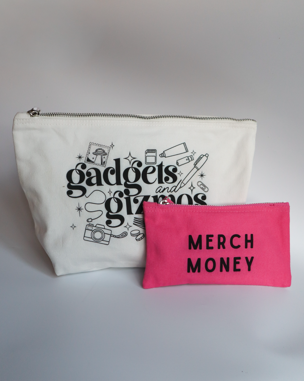 Small Accessory Zip Pouch - Merch Money Design