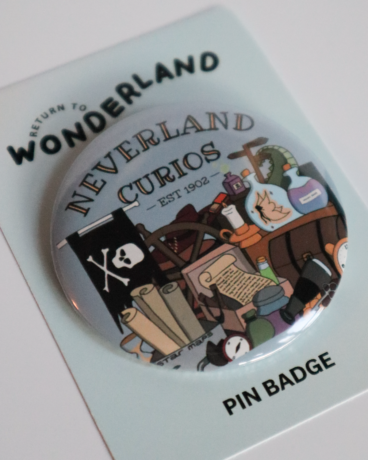 Neverland Curios - Pin Badge