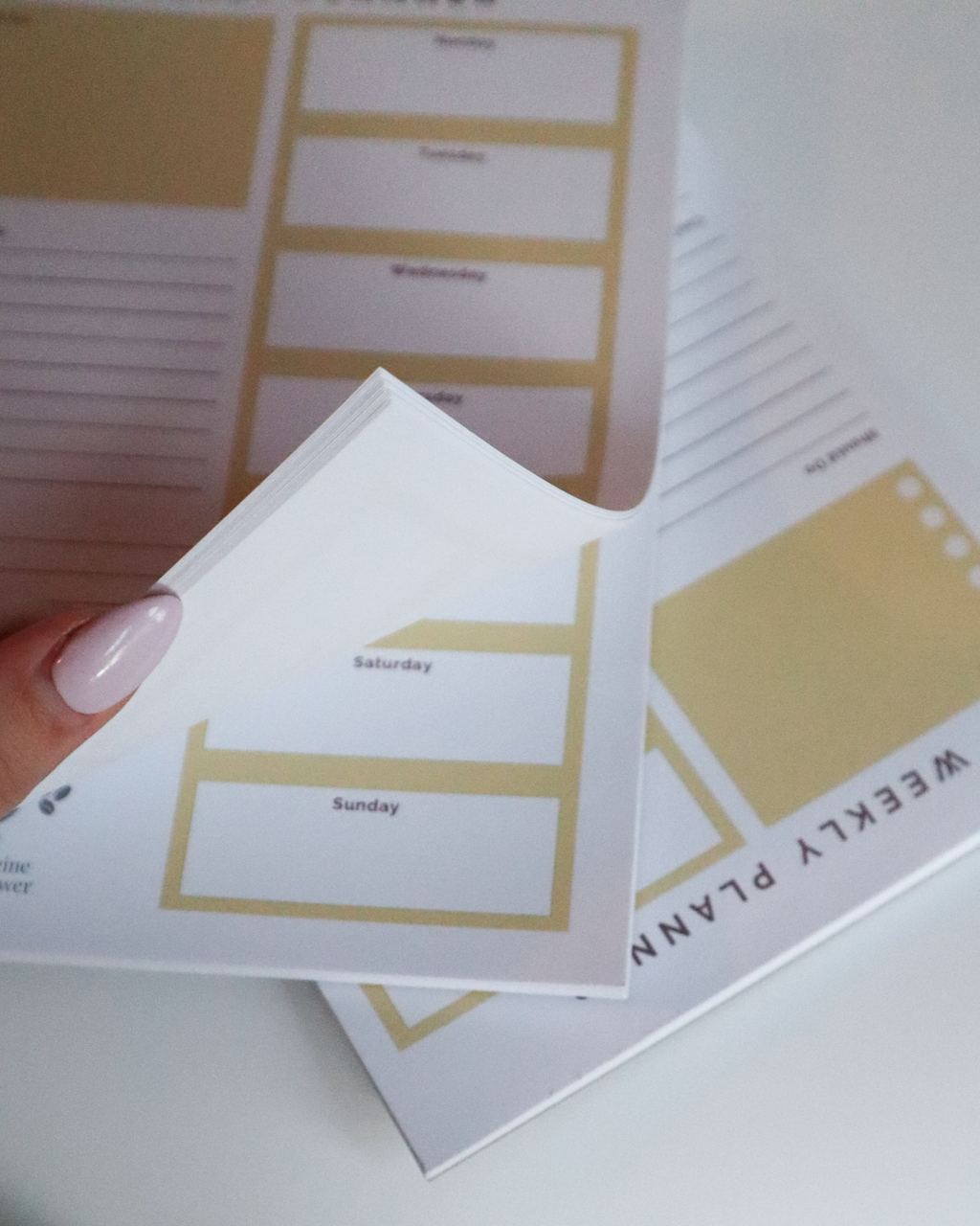 Weekly Priorities Planner A5 Tear Off Notepad