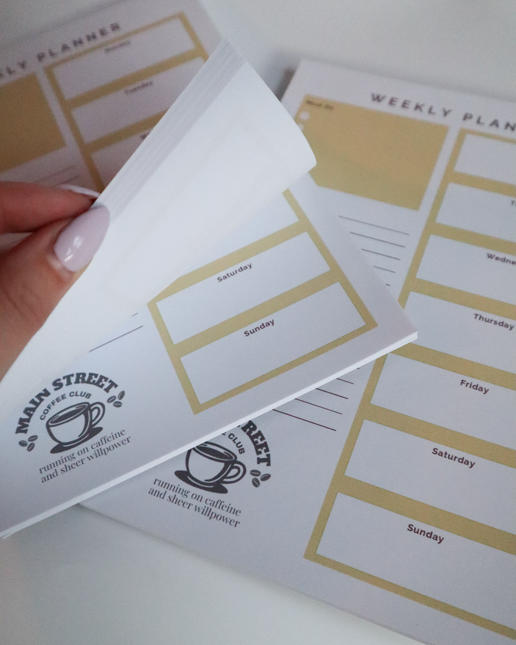Weekly Priorities Planner A5 Tear Off Notepad