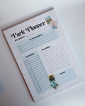 Theme Park Planner A5 Tear Off Notepad
