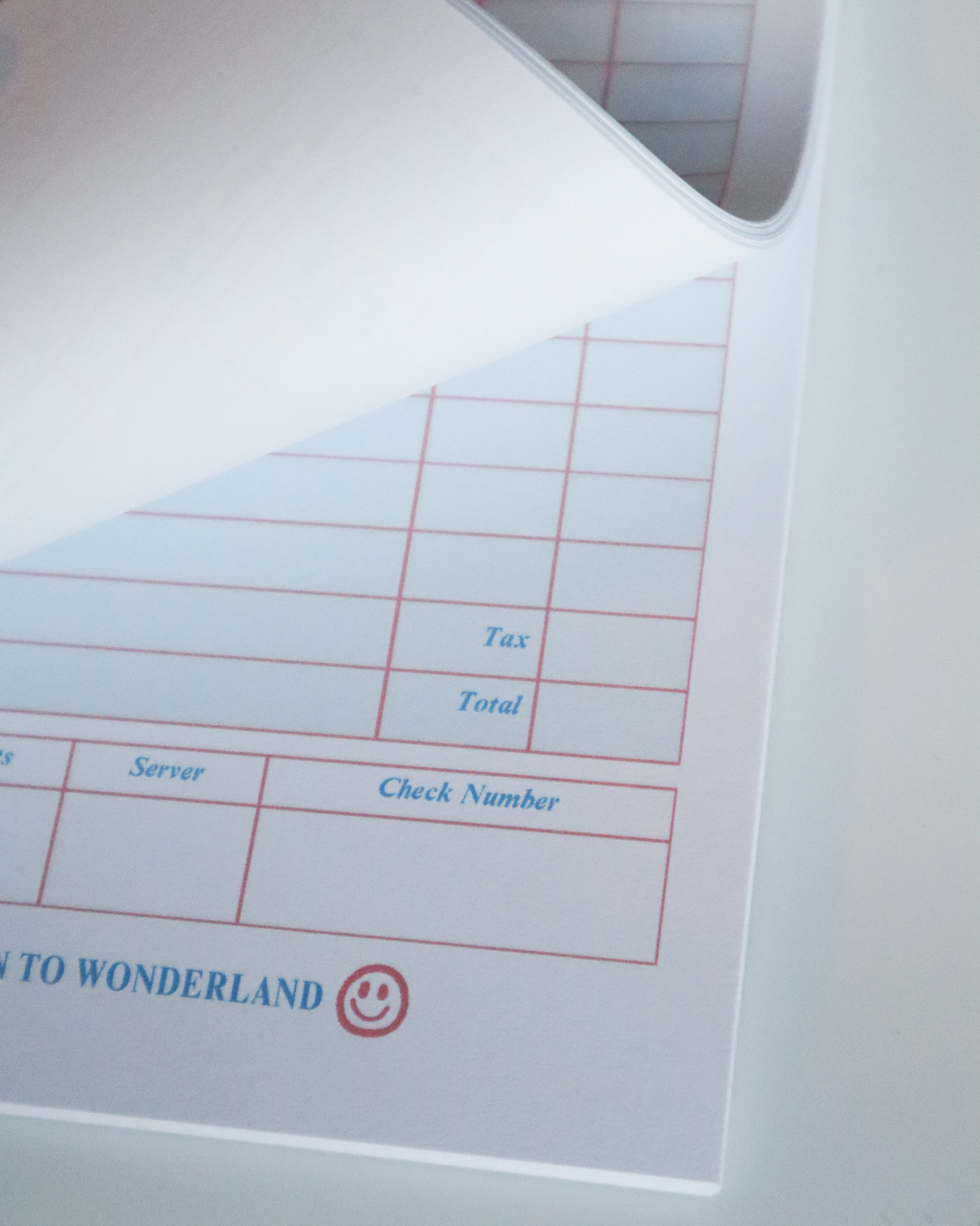 Guest Check A5 Tear Off Notepad