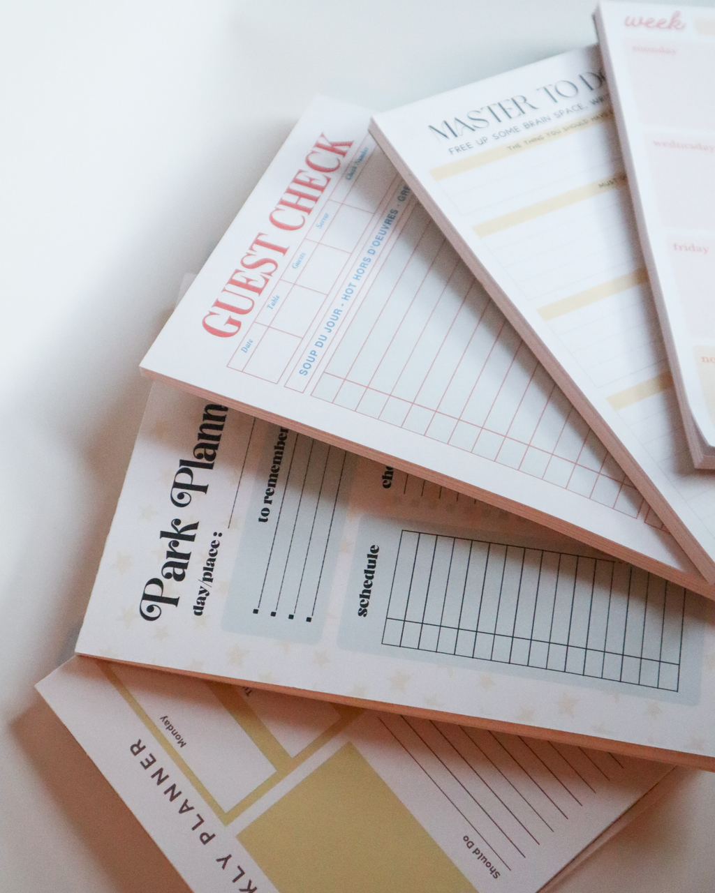 Weekly Priorities Planner A5 Tear Off Notepad