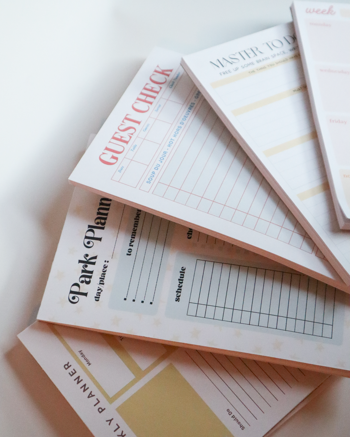 Weekly Priorities Planner A5 Tear Off Notepad