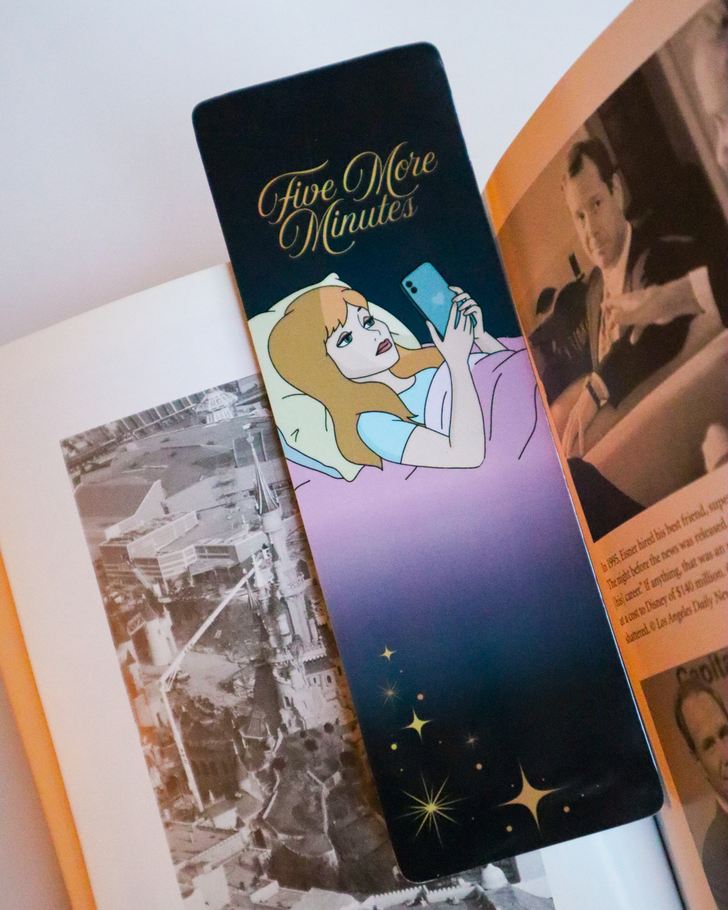 Five More Minutes Laminated Bookmark
