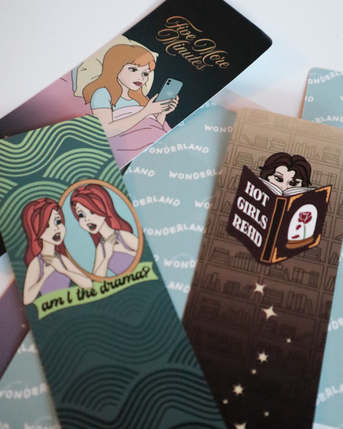 Hot Girls Read Laminated Bookmark