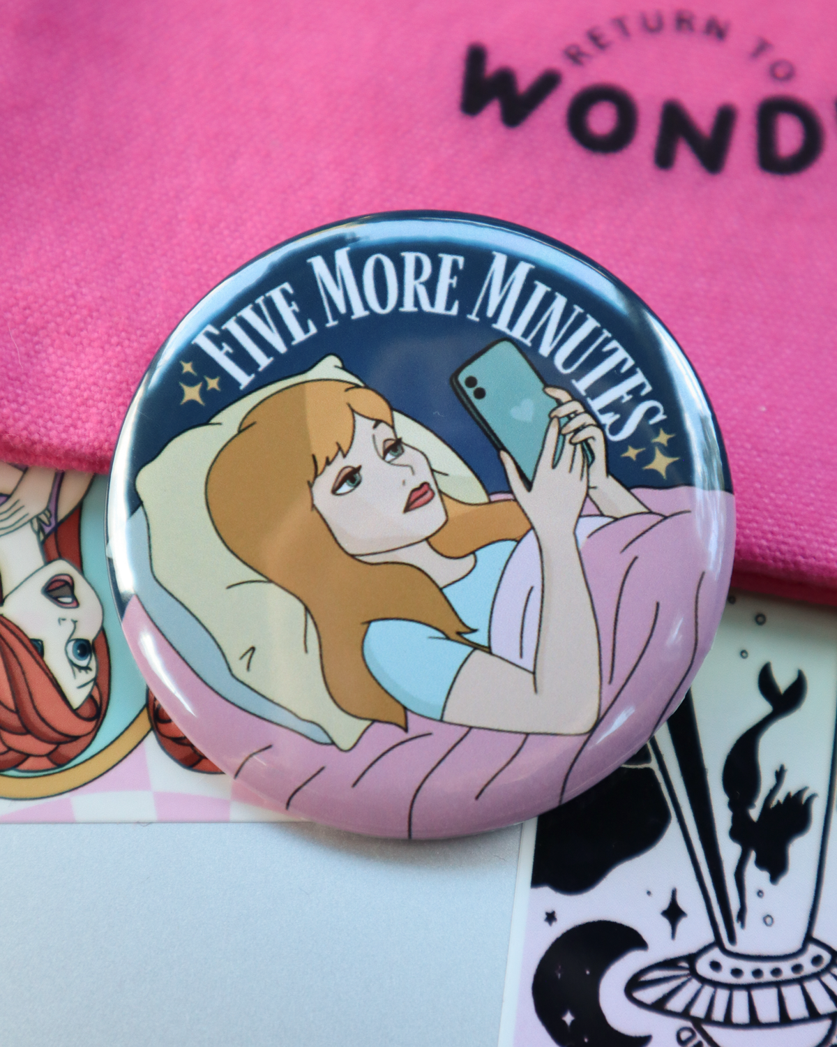 Five More Minutes - Pin Badge