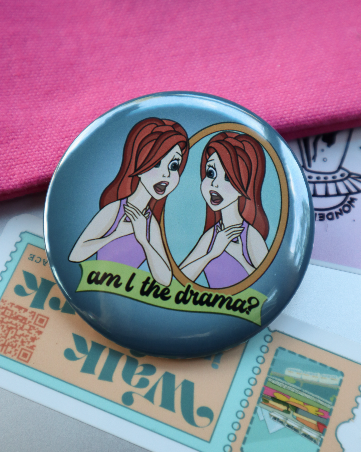 Am I The Drama? - Pin Badge